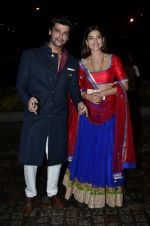 Gauhar Khan, Kushal Tandon at Nikitan Dheer wedding reception in ITC Grand Maratha on 3rd Sept 2014